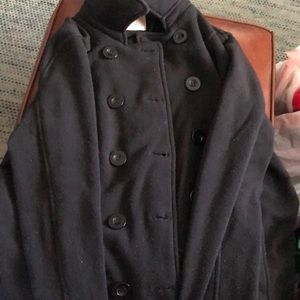 black Pea coat
